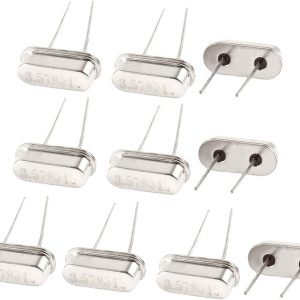 10 Pcs Passive Components HC-49S DIP Quartz Crystal Oscillator 3.579MHz Crystals 3.579M Hz