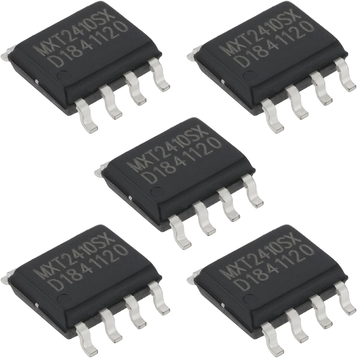 5Pcs Integrated Circuit IC MXT2410SX MXT2410 SOP-8 Package Integrated Chips for Air Conditioner Refrigerator Washing Machine Black