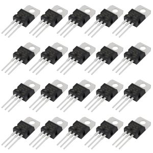 20pcs L7805 L7805CV Voltage Regulator Output 5 V 1.5A Integrated IC Circuits L7805 TO-220 Three-Terminal Positive Voltage Regulators Transistor