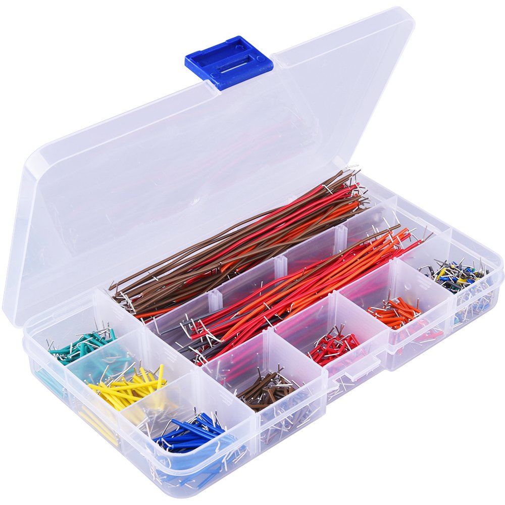 560 Pieces Jumper Wire Kit 14 Lengths Assorted Preformed Breadboard Jumper Wire with Free Box - Image 2